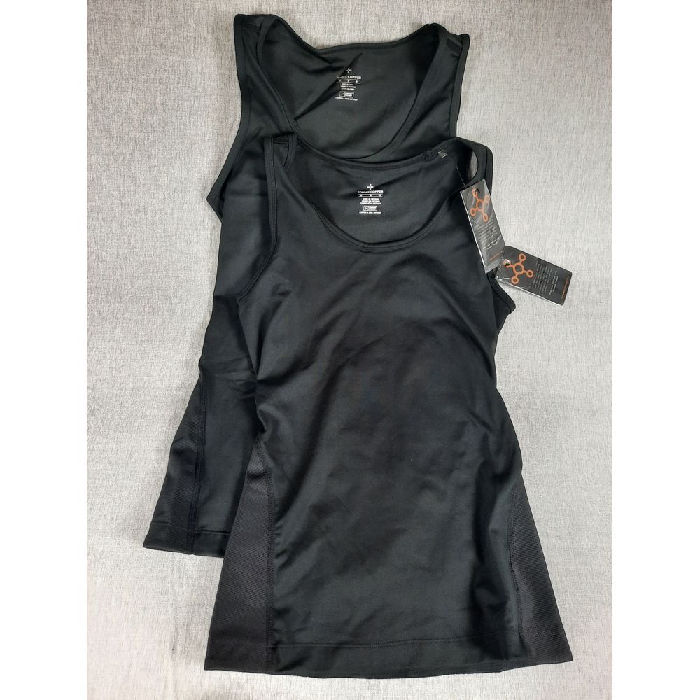 Tommie Copper Women's 2 of Medium Geometric Active Lower Back‎ Support Tank Tops